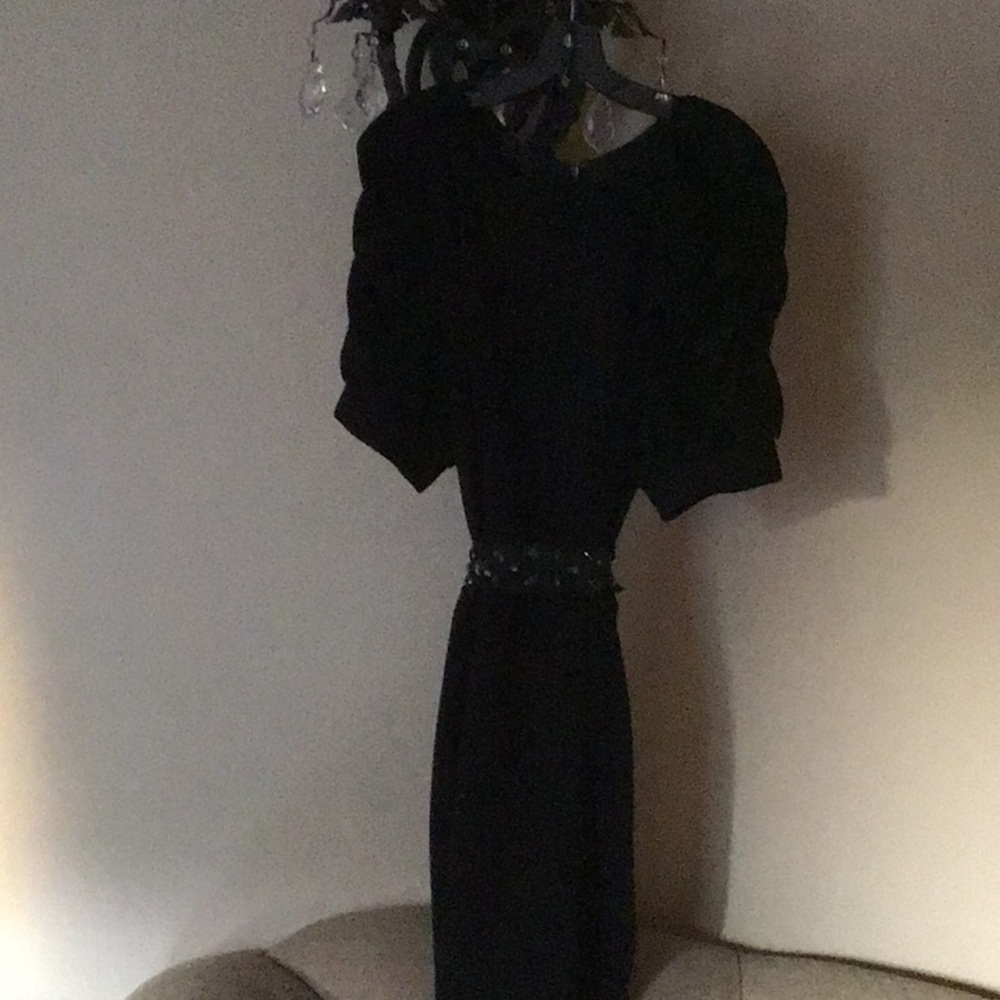 Dress short black ABS